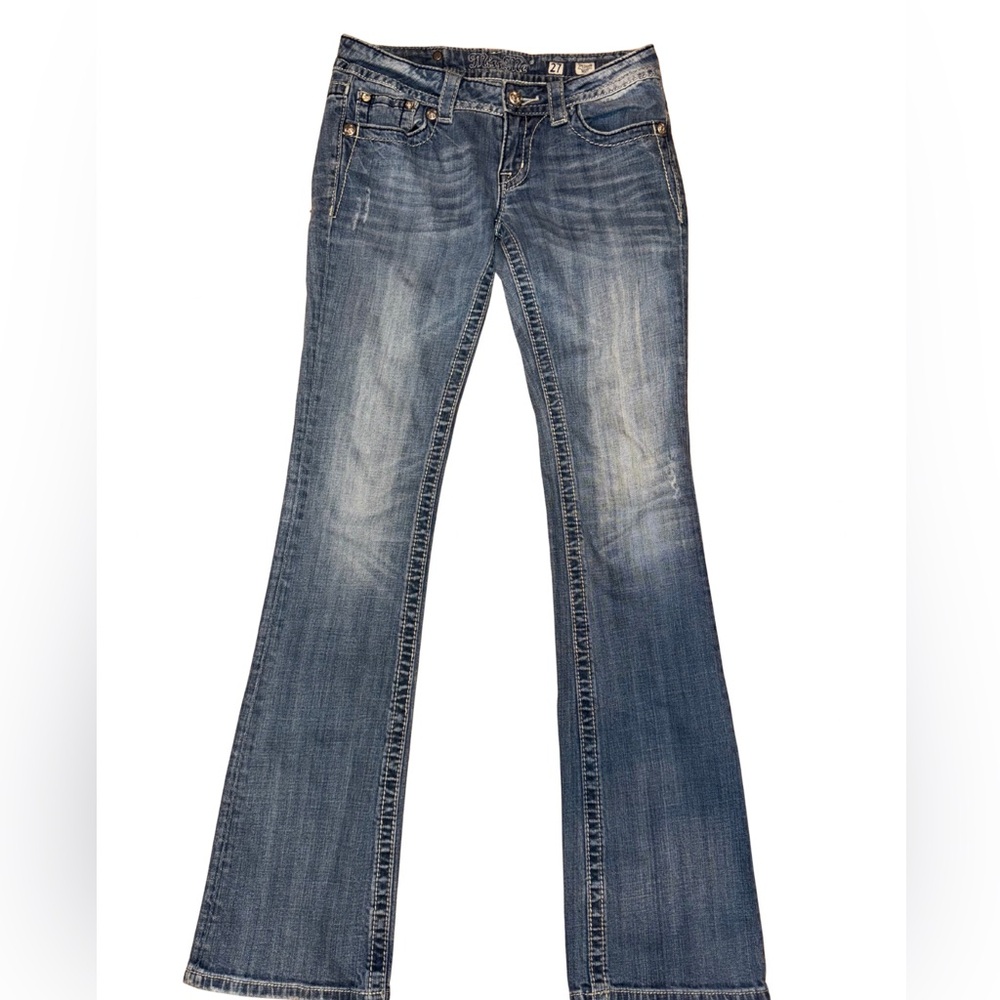 Miss Me Flare Jeans in Classic Blue